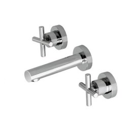 Tres Max-Tres fali, kétkaros mosdó csaptelep króm 163152