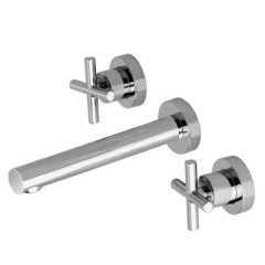 Tres Max-Tres fali, kétkaros mosdó csaptelep króm 163151