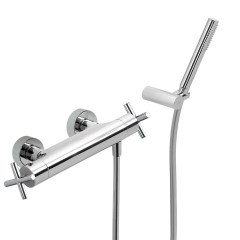 Tres Max-Tres kétkaros, termosztátos zuhany csaptelep, kézizuhannyal, króm 06316209