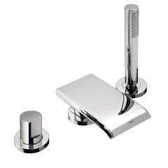 Tres Max-Tres peremre szerelhető, egykaros kád csaptelep, kézizuhannyal, króm 06116101