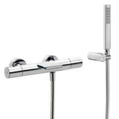 Tres Class-Tres  fali termosztátos kád csaptelep kézizuhannyal, króm  205174019