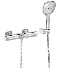 Tres Canigó-Tres Plus  termosztátos kád csaptelep kézizuhannyal, króm 21817409