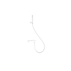 Tres Slim Exclusive fali termosztátos zuhany csaptelep, kézizuhannyal, matt fehér 20216409BM