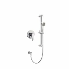 Eco-Tres falba épített, egykaros zuhany csaptelep, kézizuhannyal, króm 17097002