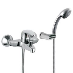 Eco-Tres egykaros kád csaptelep kézizuhannyal, króm 17017002