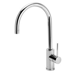 Konyhai egykaros, egylyukú mosogató csaptelep króm 162540