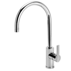 Konyhai egykaros, egylyukú mosogató csaptelep króm 181540