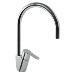 Konyhai egykaros, egylyukú mosogató csaptelep króm 117440