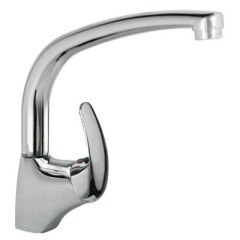 Konyhai egykaros, egylyukú mosogató csaptelep króm 172440