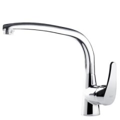 Konyhai egykaros, egylyukú mosogató csaptelep króm 07044802