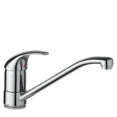 Konyhai egykaros, egylyukú mosogató csaptelep króm 172333