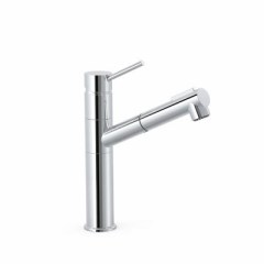 Konyhai egykaros, egylyukú, mosogató csaptelep kihúzható kifolyócsővel, króm 03043401