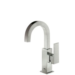 Tres Cuadro Exclusive egykaros mosdó csaptelep, steel  00660502AC