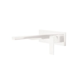 Tres Cuadro Exclusive falba süllyesztett, egykaros mosdó csaptelep, matt fehér  00620003BM