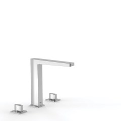 Tres Slim Exclusive peremre szerelhető, 3 üléses  kádcsaptelep, króm 20210501