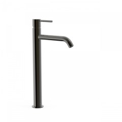 Tres Study Exclusive magasított (385 mm), egykaros mosdó csaptelep, metallic black 26230801KM