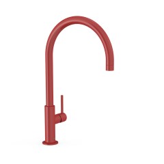 Tres Study Exclusive magasított (418 mm),  egykaros mosdó csaptelep, red 26290401TRO