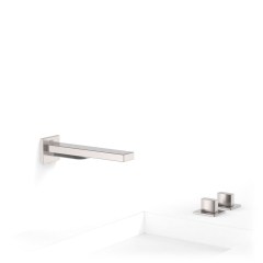 Tres Slim Exclusive kettős vezérlésű  kádcsaptelep, 179 mm-es kiömlővel, leeresztővel, steel  20223801AC