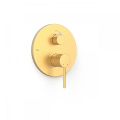 Tres Study Exclusive falba süllyesztett, egykaros  csaptelep,  matt arany 26228001OM