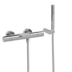 Tres Study Exclusive fali termosztátos zuhany csaptelep, cascade kifolyóval, kézizuhannyal, króm 26117209