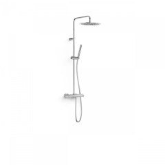 Tres Study Exclusive fali termosztátos zuhany csaptelep, esőztetővel és kézizuhannyal, króm 26238701