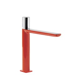 Tres Loft Colors egykaros, magasított mosdó csaptelep red-chrome 20020304RO