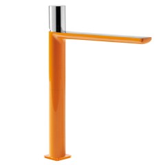 Tres Loft Colors egykaros, magasított (355 mm ) mosdó csaptelep orange-chrome 20020306NA