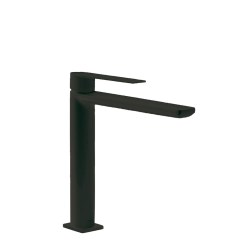 Tres Loft Colors egykaros, magasított mosdó csaptelep matt fekete 20020303NM