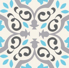 Tubadzin Patch White dekorcsempe 22,3 x 22,3