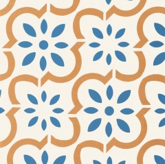 Tubadzin Patch White dekorcsempe 22,3 x 22,3