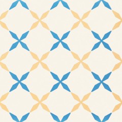 Tubadzin Patch White dekorcsempe 22,3 x 22,3