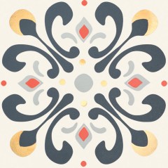 Tubadzin Patch White dekorcsempe 22,3 x 22,3