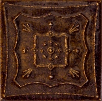 Tubadzin Tinta Brown dekorcsempe 14,8 x 14,8