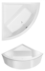 Villeroy & Boch Subway aszimmetrikus kád 1300 x 1300 mm 