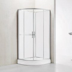 Wellis Vivara negyedköríves hátfalas zuhanykabin 90x90