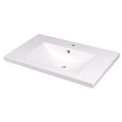 Wellis Soria pultba építhető műmárvány mosdó