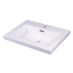 Wellis Bilbao 60 pultba építhető műmárvány mosdó