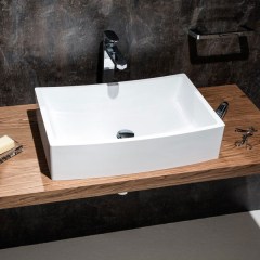 Ravak Formy 02 600 D mosdó túlfolyó nélkül fehér 