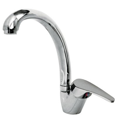 Konyhai egykaros, egylyukú mosogató csaptelep króm 17044102