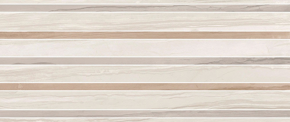 Valore Streams White Decor Lines dekorcsempe 25 x 60 cm
