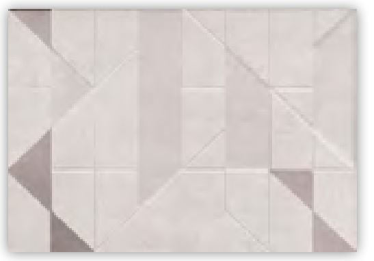 Valore D-Kuba 1 Grey Fényes dekorcsempe 25 x 36 cm